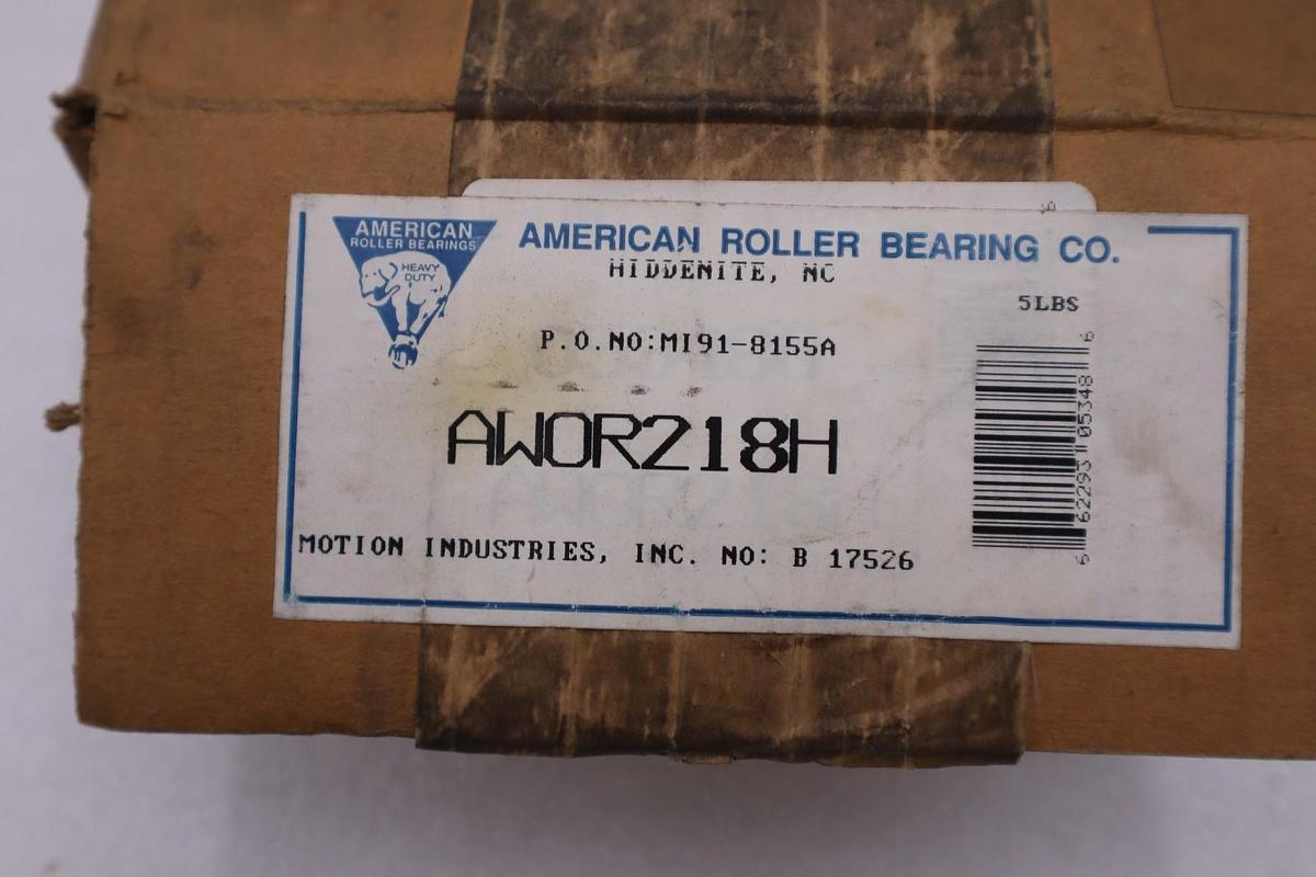 Used NEW ARB CYLINDRICAL ROLLER BEARING AWOR218H AMERICAN STOCK 5715CC