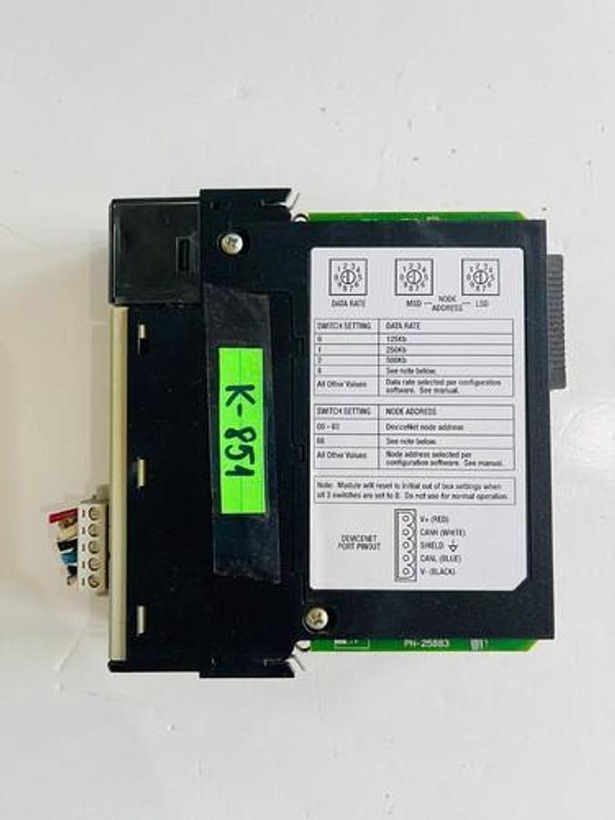 Used AB 1756-DNB D Module Communication Module Interface Module #K-851