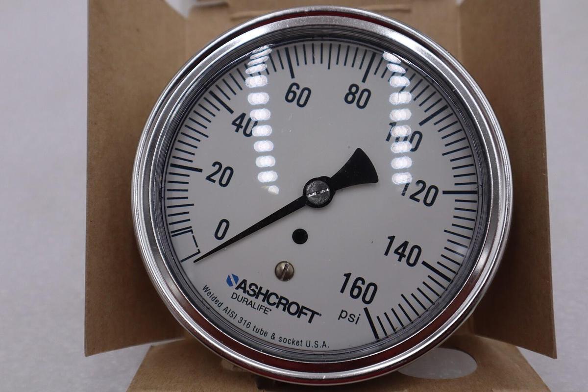 Used Ashcroft 10036024-39 XLJ Pressure Gauge #K-2239