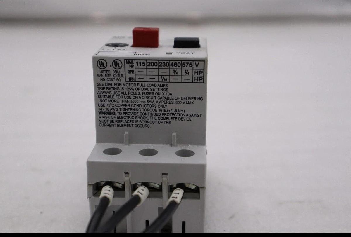 Used AUTOMATION DIRECT 1-1.6 A MAUNAL STARTER MS25-160 L-198