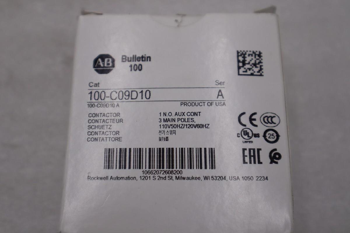 Allen Bradley 100-C09D10 Contactor NEW IN Box 100C09D10 STOCK H233A