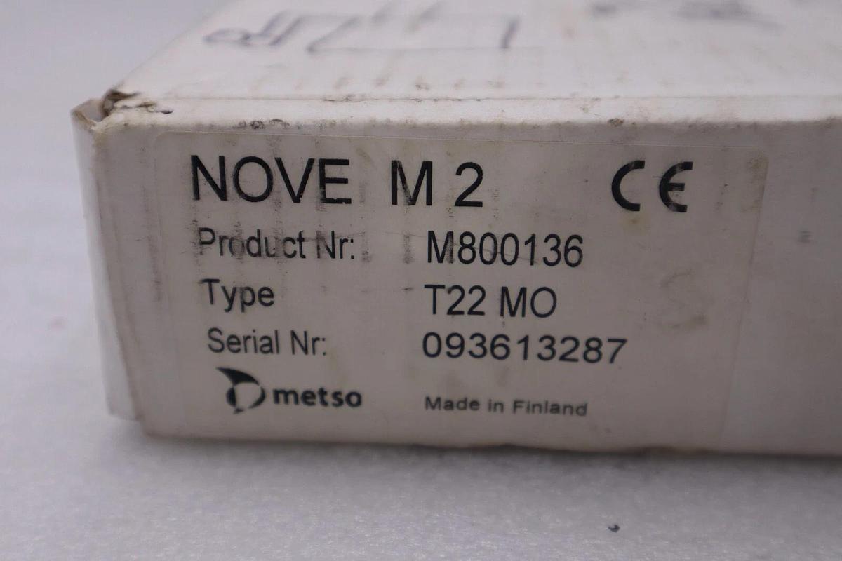 Used Metso NOVE M 2 Consistency Sampler Valve M800136 USED UNIT STOCK 5577A