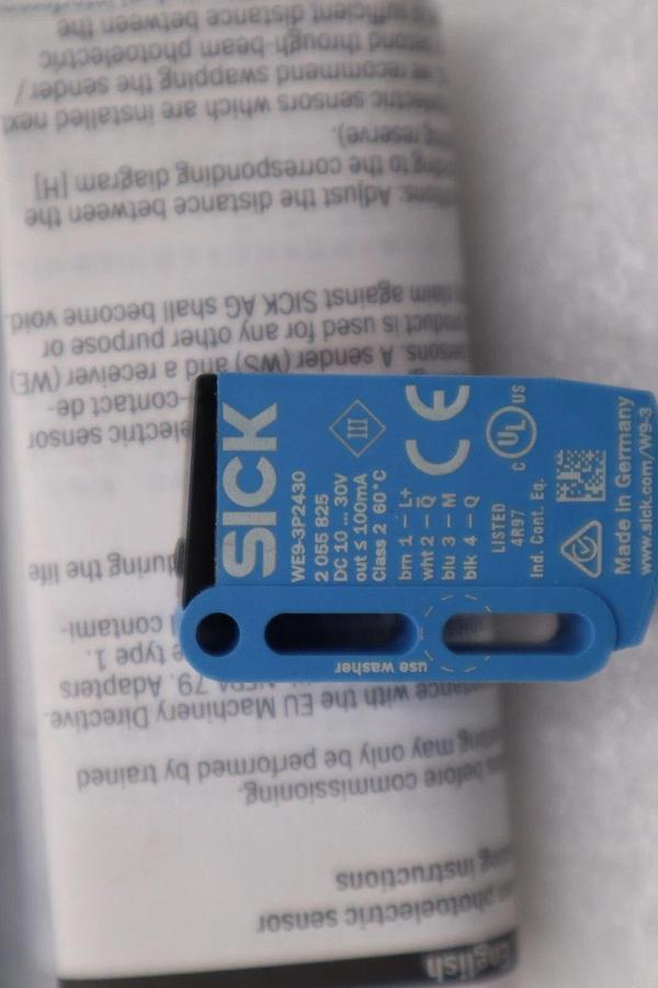 Used NEW SICK WSE9-3P2430 / WSE93P2430 1049077 SENSOR STOCK H635A