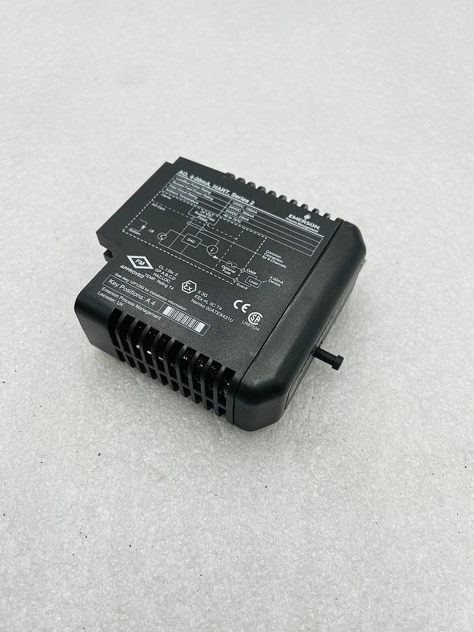 Used EMERSON DELTAV KJ3221X1-BA1 AO CARD 8 CH 4-20 MA HART SER 2 #K-2535