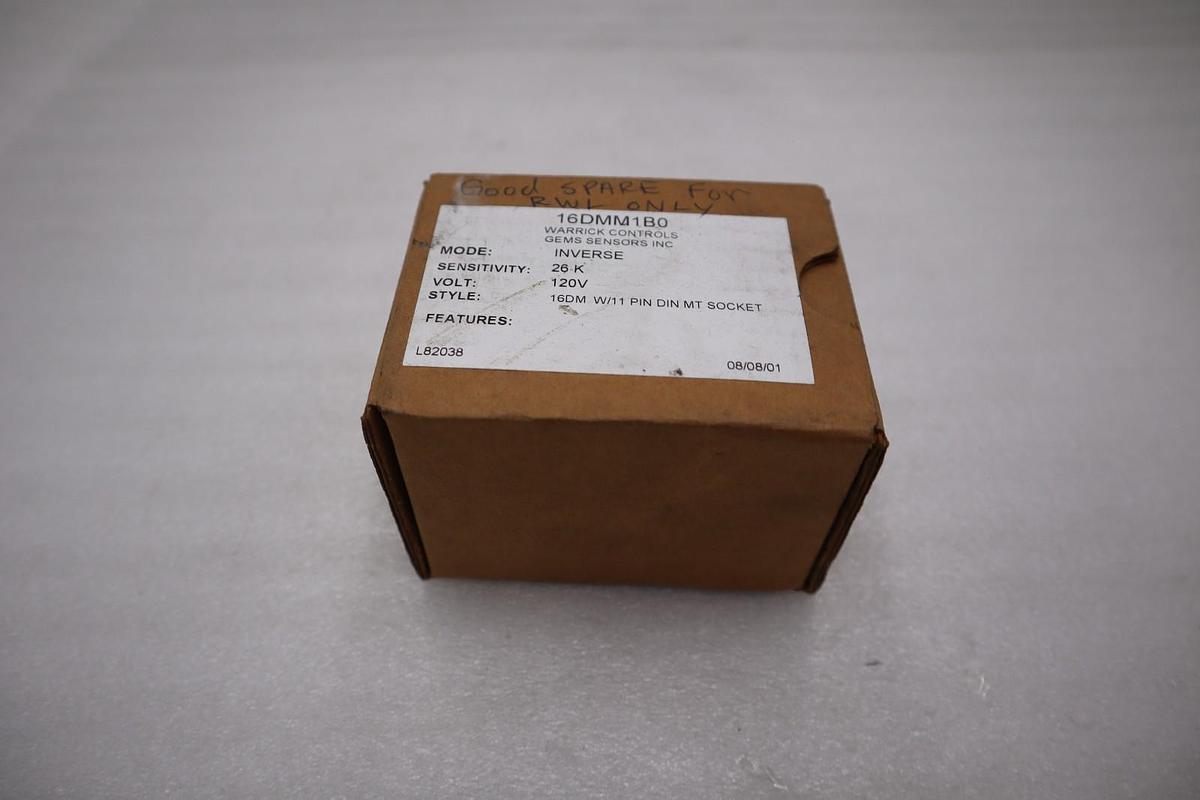 Used NEW GEM SENSOR WARRICK CONTROLS 16DMM1B0 CONTROL MODULE STK K3985CC