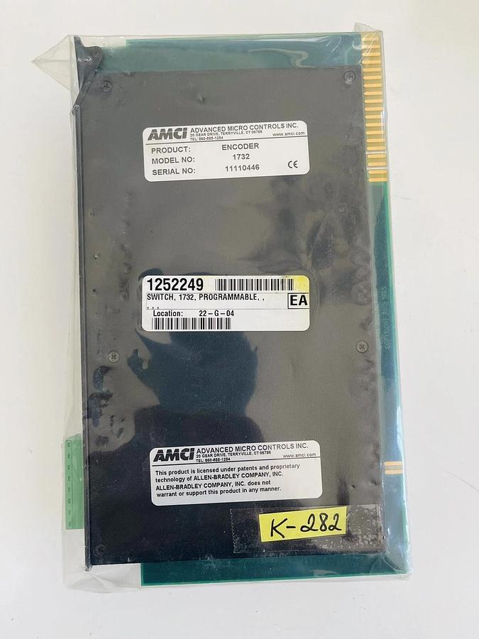 Used ONE NEW ( NO BOX ) AMCI ENCODER MODULE FOR PLC5 AMCI 1732 #K-282