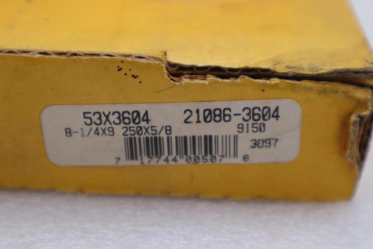 Used NEW GARLOCK 21086-3604 / 210863604 8-1/4X9.250X5/8 STOCK 3769A