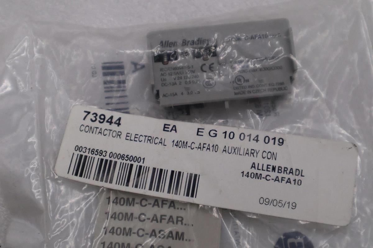 LOT OF 4 NEW AB Allen-Bradley 140M-C-AFA10 Aux Block 140MCAFA10 STOCK H1587A 662468966771