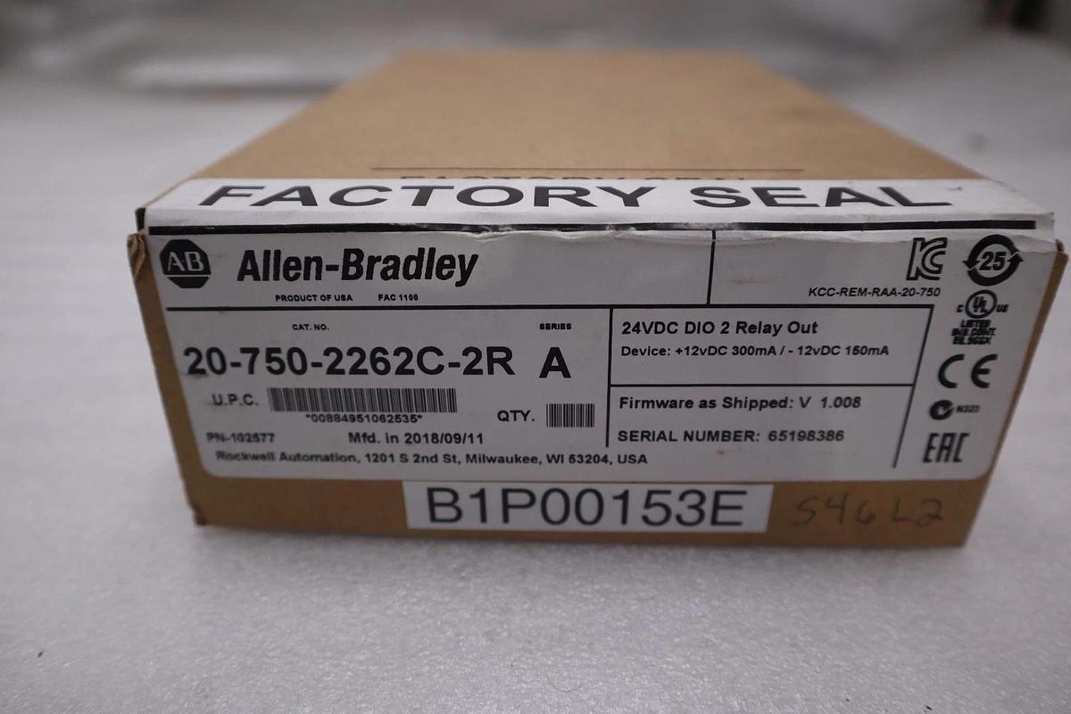 Used NEW AB ALLEN BRADLEY 20-750-2262C-2R PowerFlex 750 IO Option Module STK GF1384