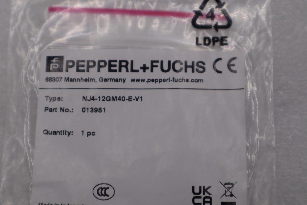 NEW Pepperl+Fuchs NJ4-12GM40-E-V1 Inductive Proximity Sensor STOCK H1612A