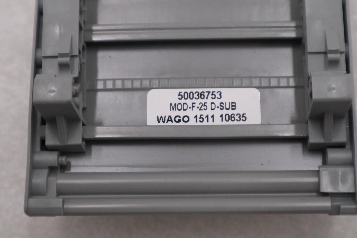 Used LOT OF 2 - NEW OPEN BOX Wago 50036753 Connector Module MOD-F-25 D SUB STK H1489A