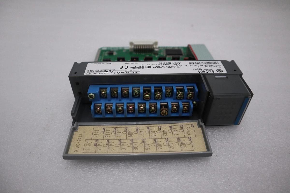 Used Allen Bradley 1746-OV16 /C SLC 500 16-Point Digital Output Module STOCK K-678-C