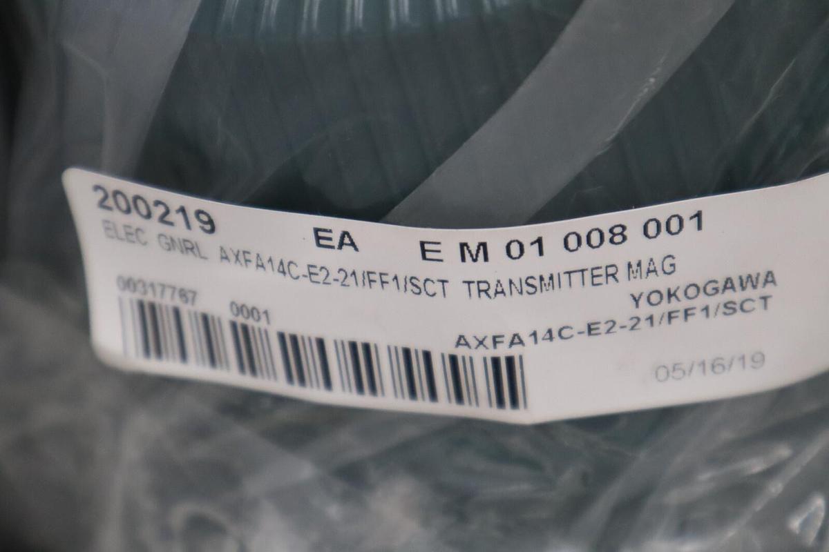 Used NEW BOX YOKOGAWA AXFA14C-E2-21/FF1/SCT ADMAG AXF MAGNETIC FLOWMETER STOCK G77A