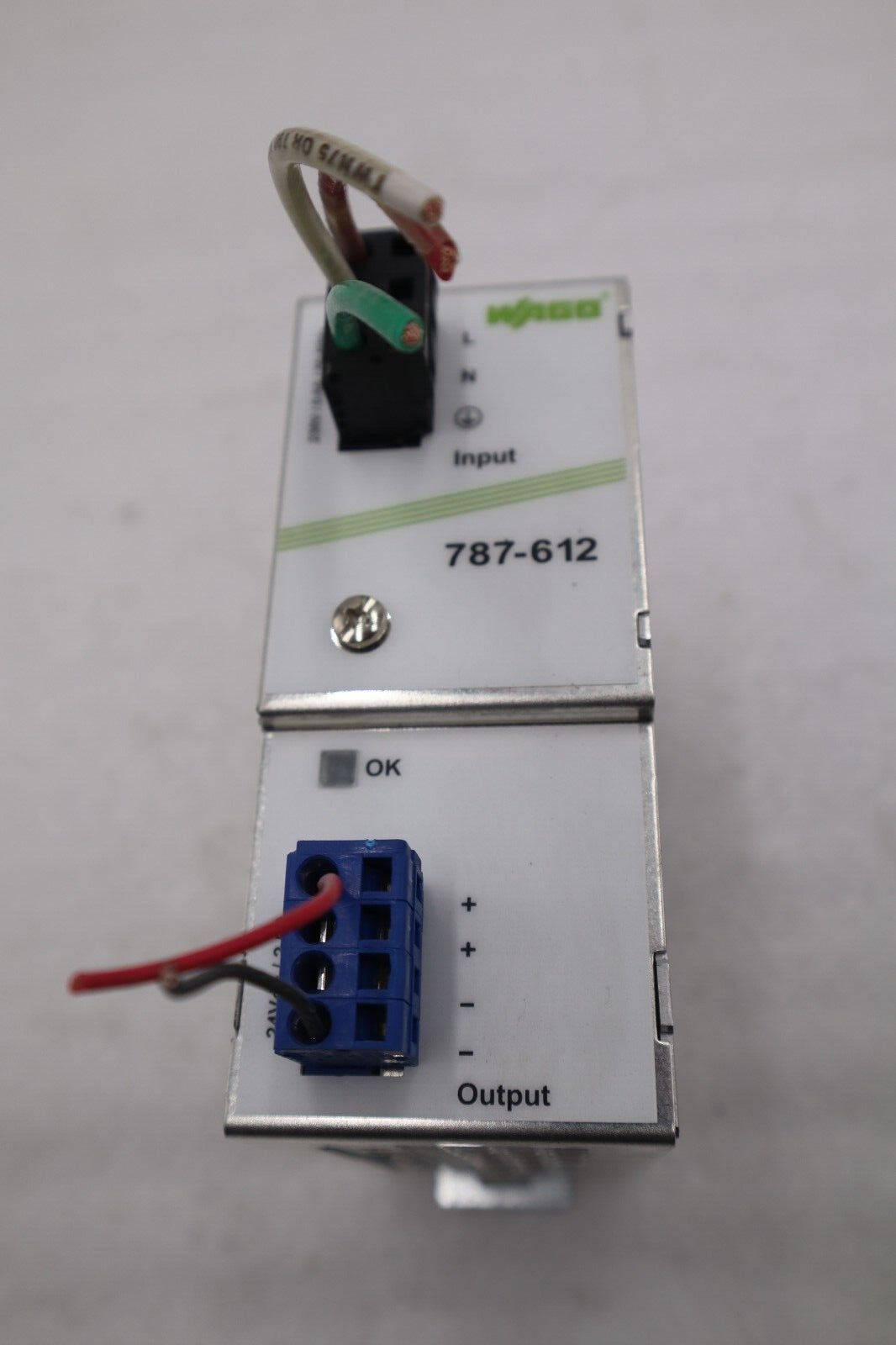 Used WAGO 787- 612 SWITCHED MODE POWER SUPPLY CLASSIC 1-PHASE STOCK L-165-A