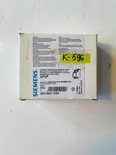 Siemens 3RV1902-1AB4 Undervoltage Trigger -#K-596