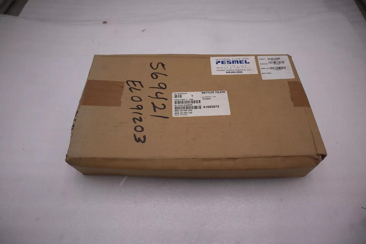 METTLER TOLEDO JBOX 6H ANA STD TB100481 / 61005973 NEW IN BOX STOCK G530