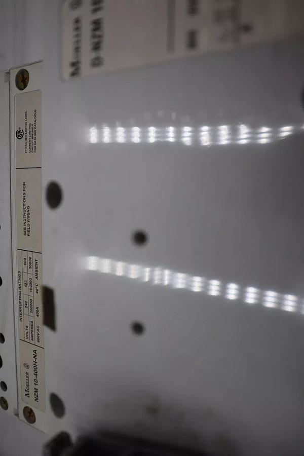 Used Moeller NZM 10-400H-NA 600V Adjustable Breaker STOCK 1158