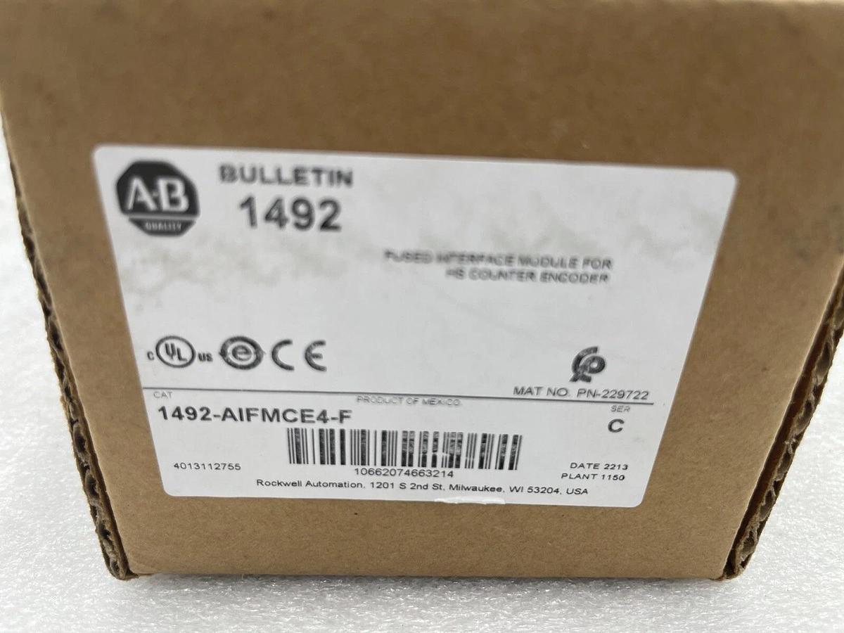 NEW ALLEN BRADLEY 1492-AIFMCE4 / 1492AIFMCE4F STOCK 3886