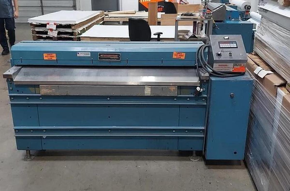 Used 60" ROSENTHAL SHEETER MODEL WAS-5-UBZEA-24 WITH OUTPUT CONVEYOR