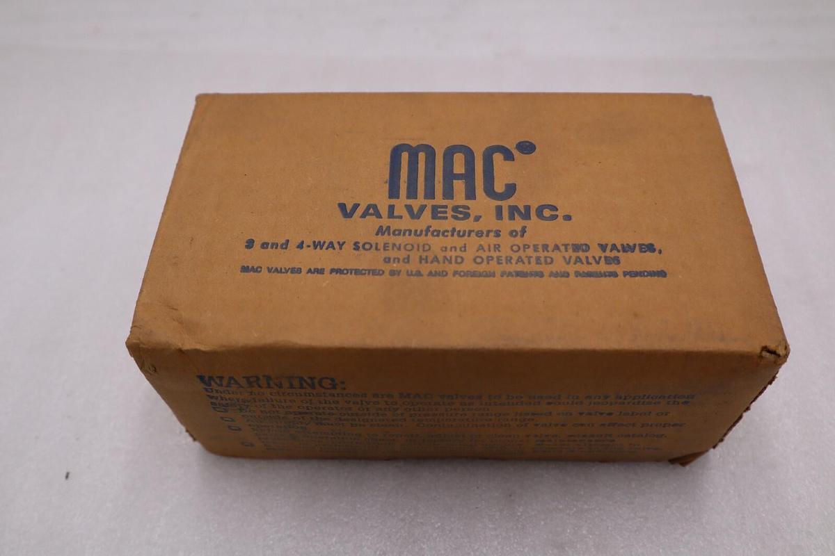 Used NEW NO BOX MAC 257B-114JC 110/120V 150PSI NSNP STOCK H820