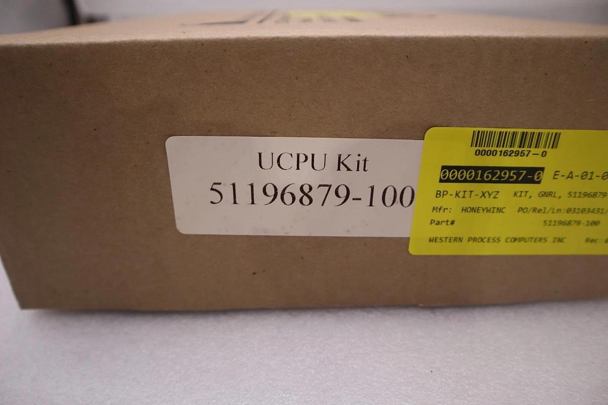 Used WESTERN PROCESS COMPUTERS, INC. HONEYWELL 51196879-100 UCPU KIT NEW IN BOX #G217