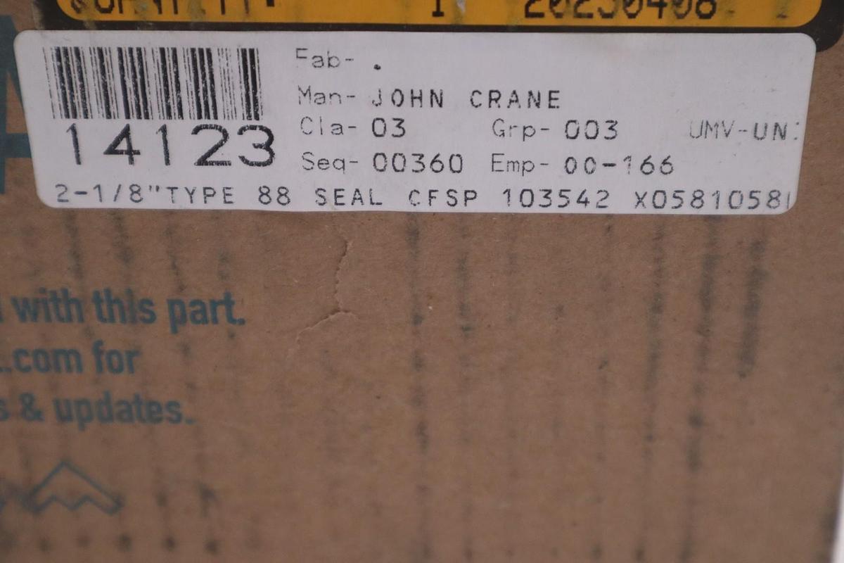 John Crane 551058H 2-3/8" Type 88 Cart Cartridge Seal - STOCK GF936
