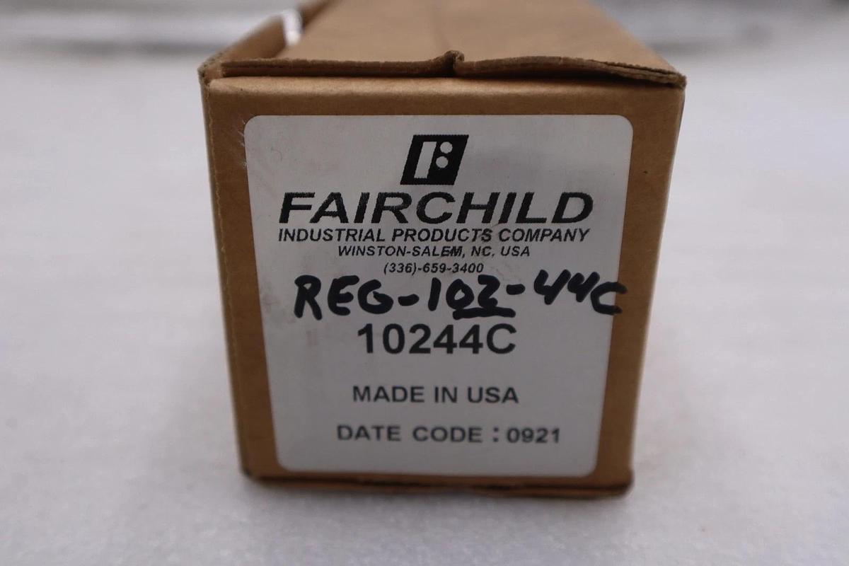 Used FAIRCHILD INDUSTRIAL PROD 10244C PNEUMATIC REGULATOR MODEL 10C - STOCK GF373