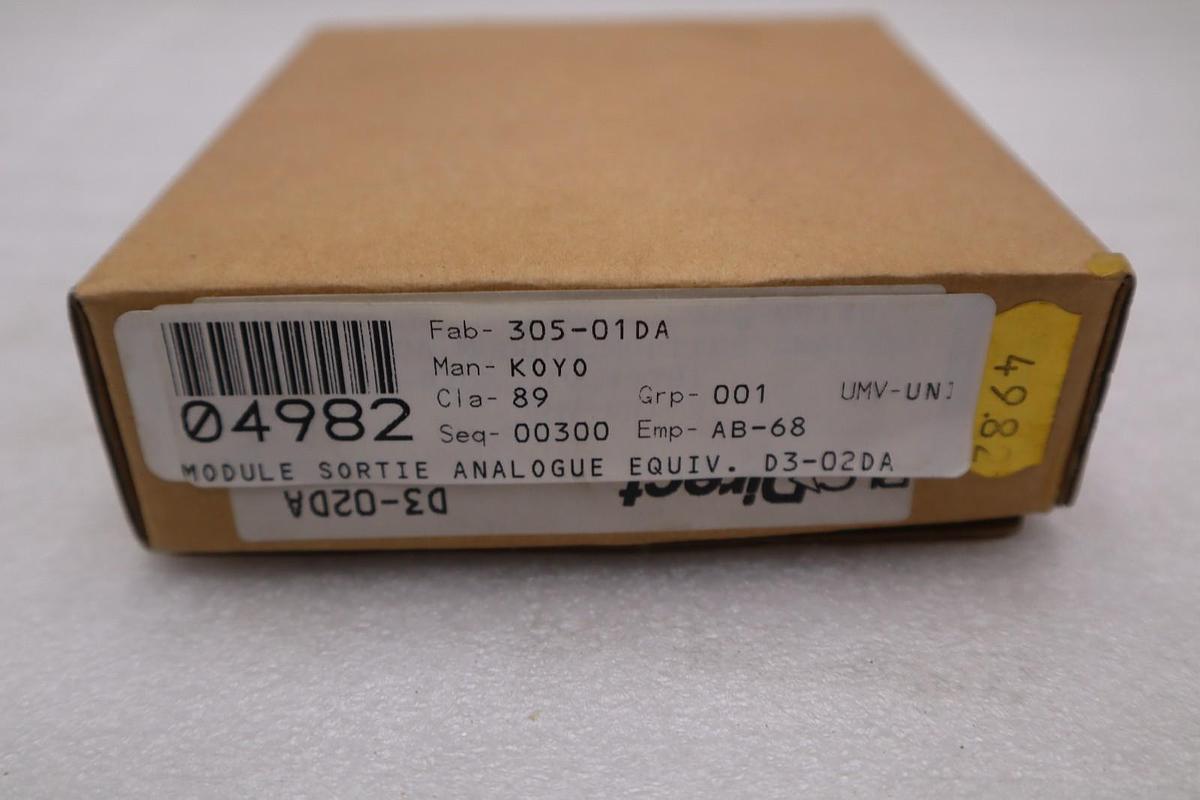 Automation Direct D3-02DA Analog Output Module - STOCK GF595A
