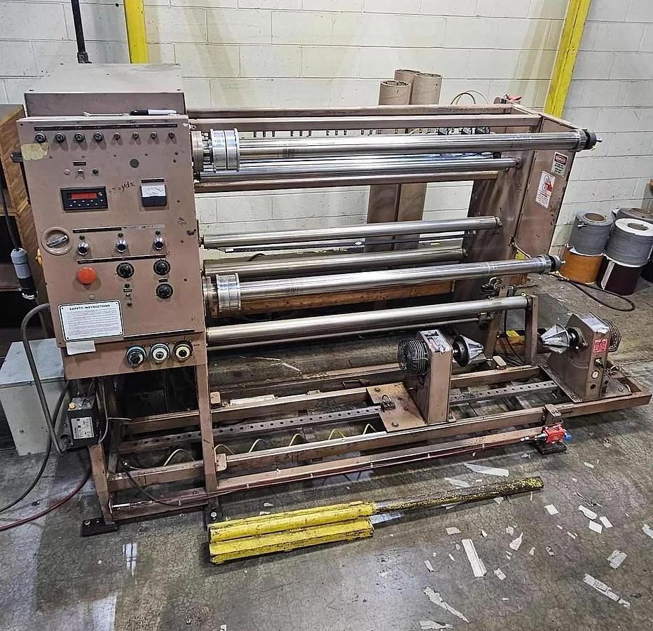 Used 64" WIDE VOORWOOD DUPLEX SLITTER REWINDER MODEL S64-24/24S
