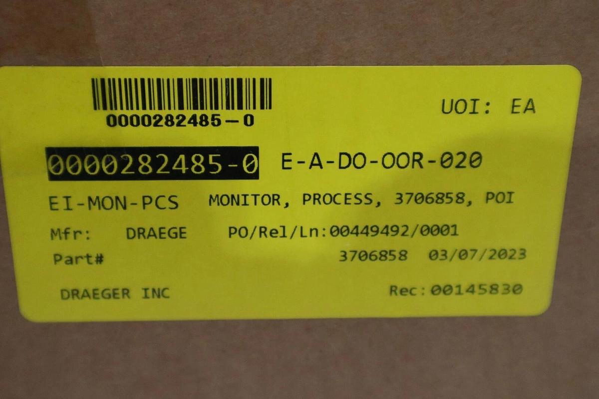 Used DRAGER PointGard 2700/2720 IR AC REMOTE - 3706858 NEW IN BOX STOCK G340