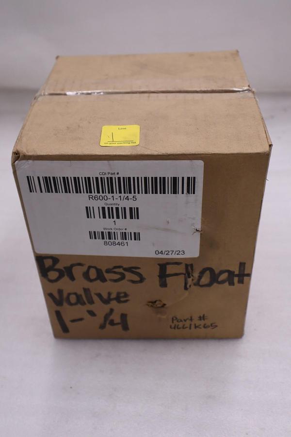 Control Devices Robert R600-1-1/4-5 Valves Assembly Brass STOCK 5214CC