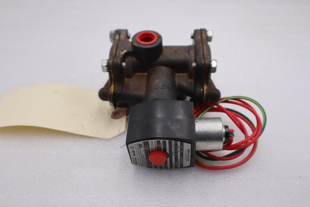 Used NEW ASCO EF8316G054 Solenoid Valve Coil 120VAC 3-Way Normally Closed STOCK G740A