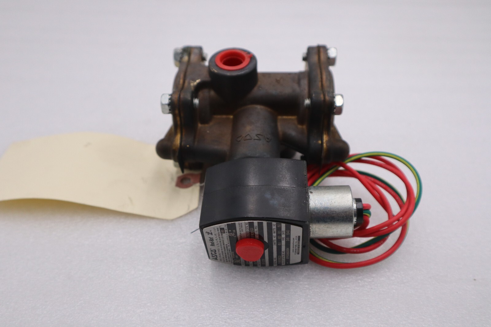 Used NEW ASCO EF8316G054 Solenoid Valve Coil 120VAC 3-Way Normally Closed STOCK G740A