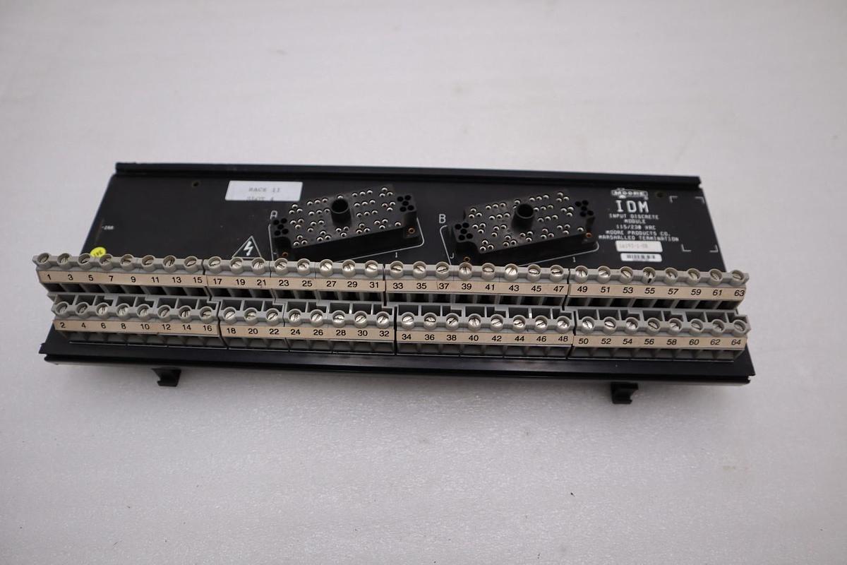 Used MOORE INDUSTRIES 16193-1-0B / 1619310B TERMINAL ASSEMBLY STK H1494