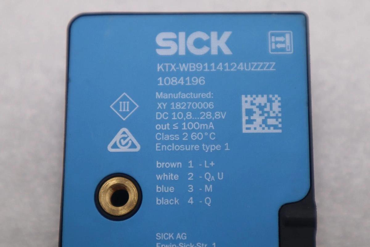 NEW OPEN BOX SICK KTX-WB9114124UZZZZ KTX Prime Contrast Sensor STOCK B-1528