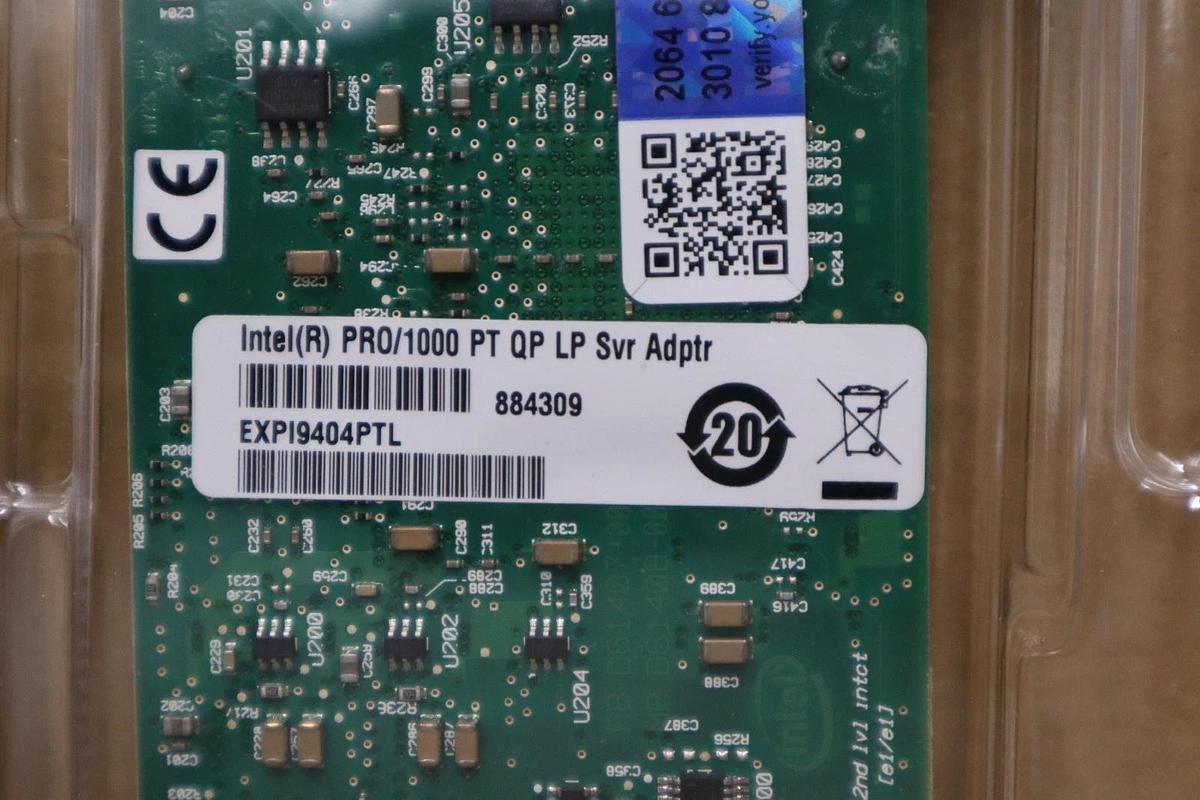 Used NEW IN BOX Intel CPU-D61407 (B) PR0/1000 PT Quad Port Server Adapter STOCK H768A