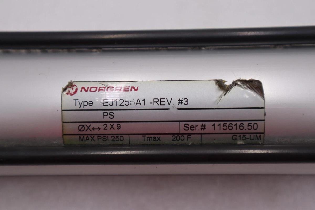 NORGREN Pneumatic Air Cylinder EJ1255A1 - REV #3 STOCK 3476-A