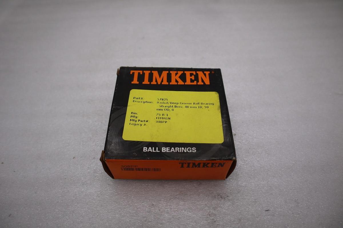Used NEW OPEN BOX TIMKEN 308PP BEARING STOCK K-3990CC