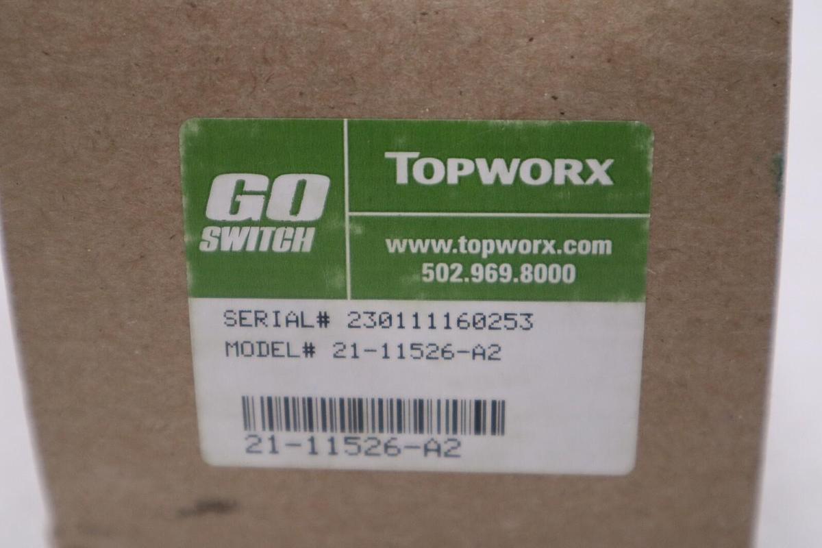Used NEW OPEN BOX Topworx 21-11526-A2 PROXIMITY LIMIT SWITCH GO SWITCH STOCK G275A
