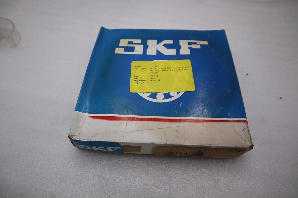 NEW SKF 6024-2Z RADIAL DEEP GROOVE BALL BEARING - STOCK 2938CC