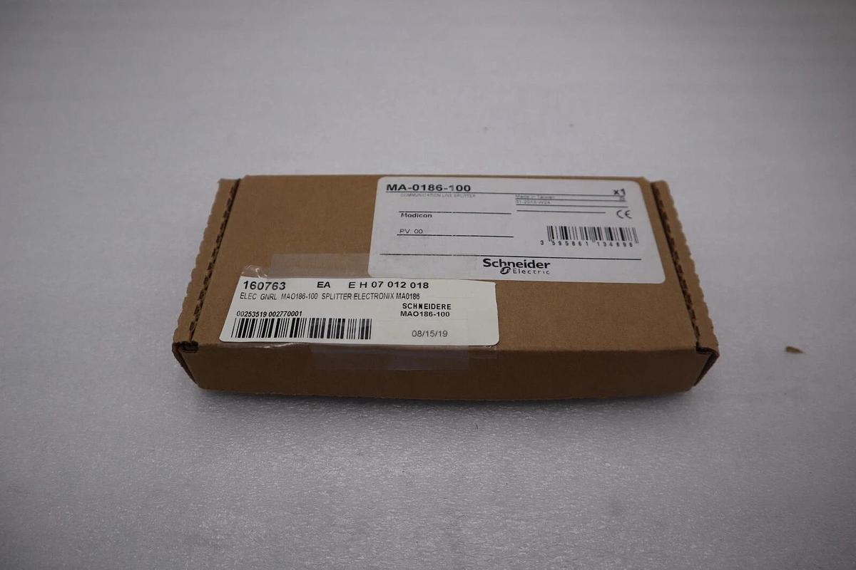 NEW OPEN BOX MA-0186-100 Modicon Coaxial Cable Splitter Repeater STOCK G667A