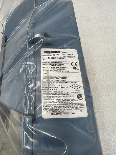 NEW ROSEMOUNT 8712-DR12N0M4 TRANSMITTER 8712DR12N0M4 STOCK 3389