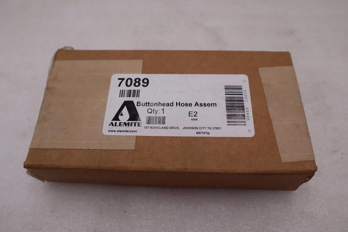 Used ALEMITE 7089 BUTTONHEAD HOSE ASSEMBLY - NEW IN BOX - STOCK GF499A