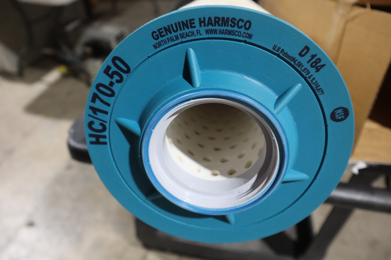 Harmsco D184 HC/170-50 High-Efficiency 50 Micron Water Filter Cartridge #GF1125