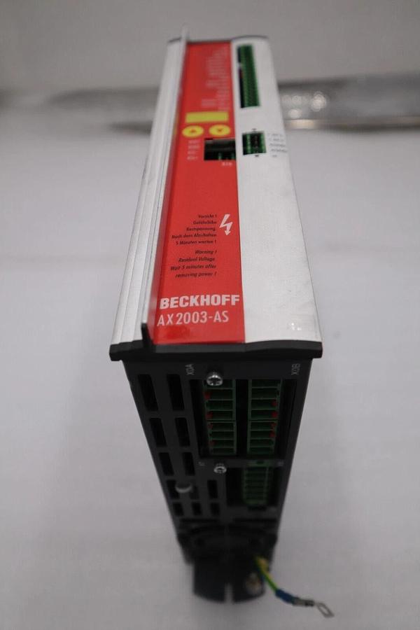 Used Beckhoff AX2003-AS S60301-520 Digital Compact Servo Drive Amplifier STK K-412-D