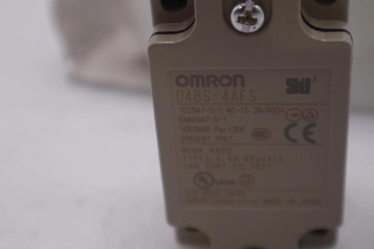 NEW Omron D4BS-4AFS-NPT Limit Switch, Safety Interlock STOCK H96A