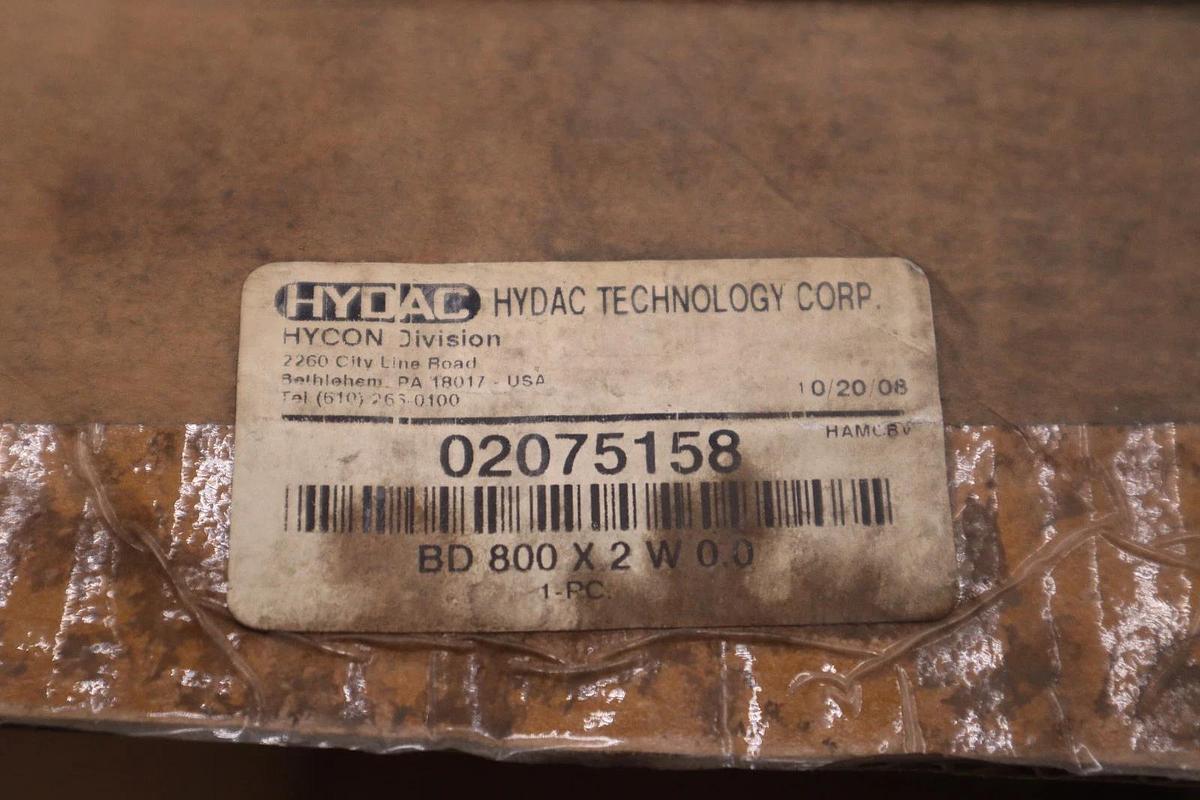 Used Hydac BD 800 X 2 W 0.0 Breather Dryer Replacement Cartridge - STOCK GF686