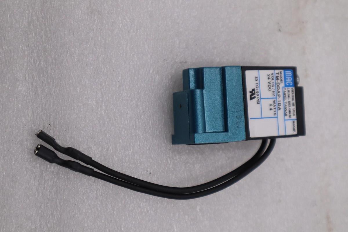 Used Mac TM-DDAP-1DA Valve 24VDC Solenoid VALVE NEW OPEN BOX STK H1334A