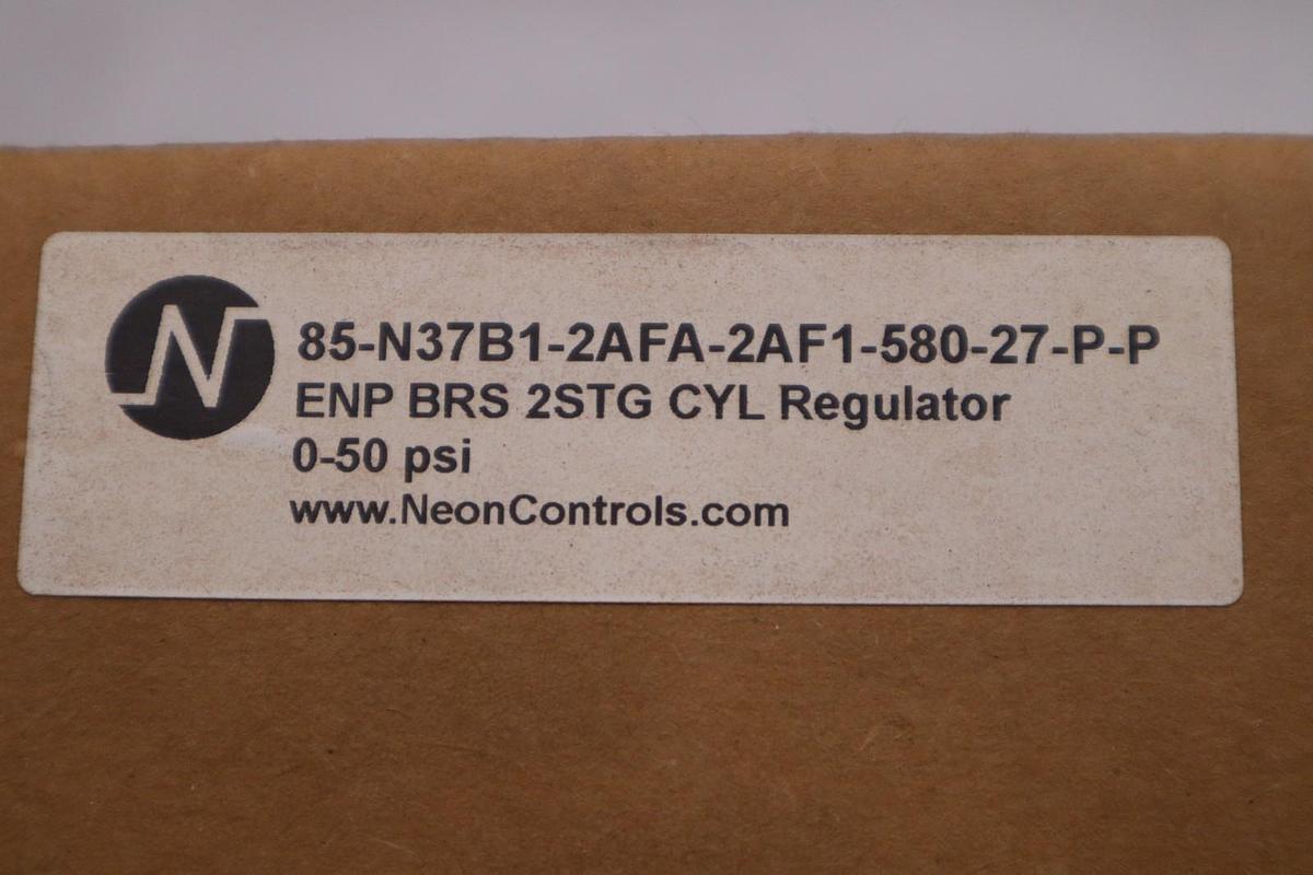 Neon Controls 85 Series 85-N37B1-2AFA-2AFA-2AF1-580-27-P-P CYL REGULATOR #3723CC