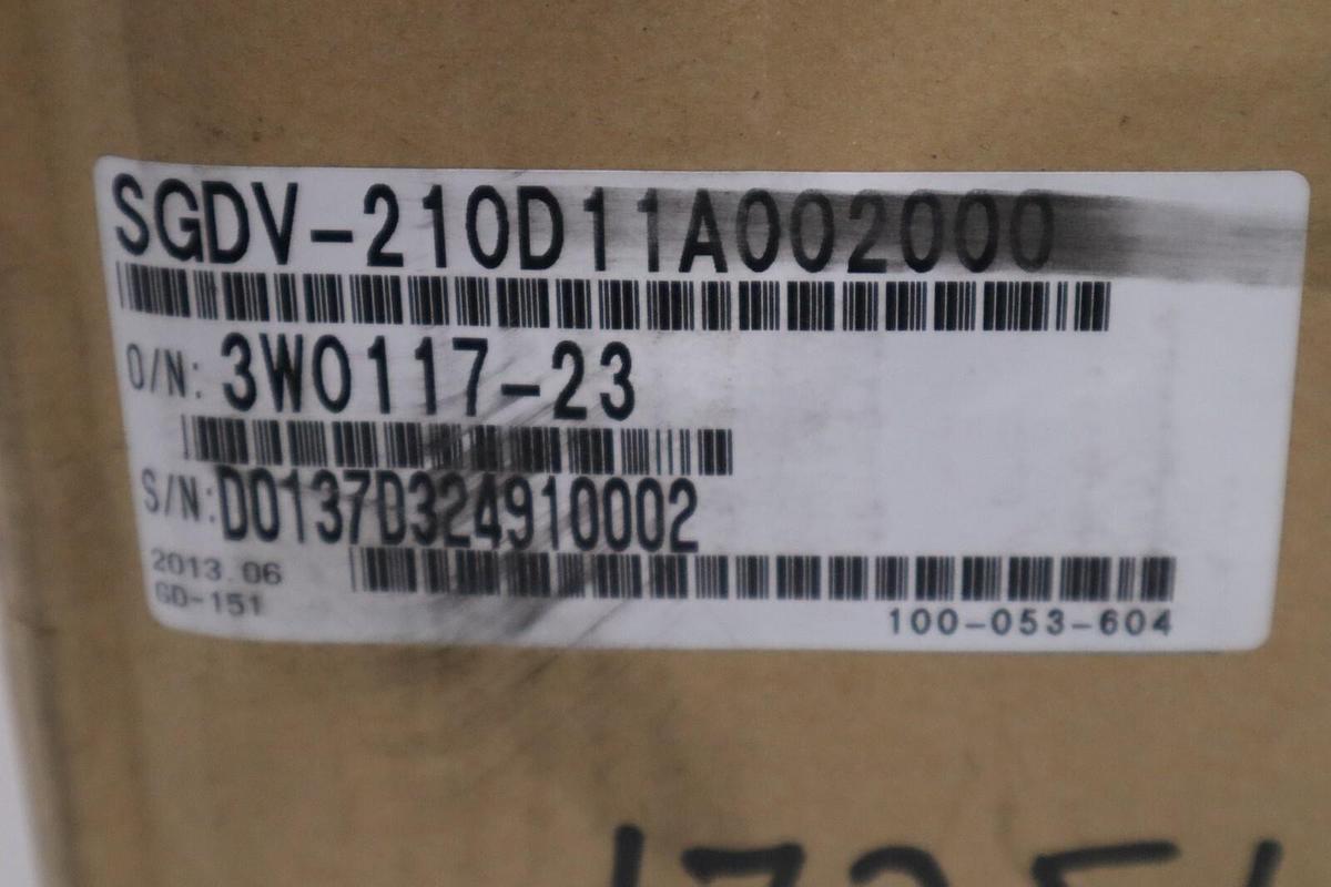 YASKAWA Electric SGDV-21011A002000 SERVOPACK SGDV-210D11A NEW DRIVE STOCK H814
